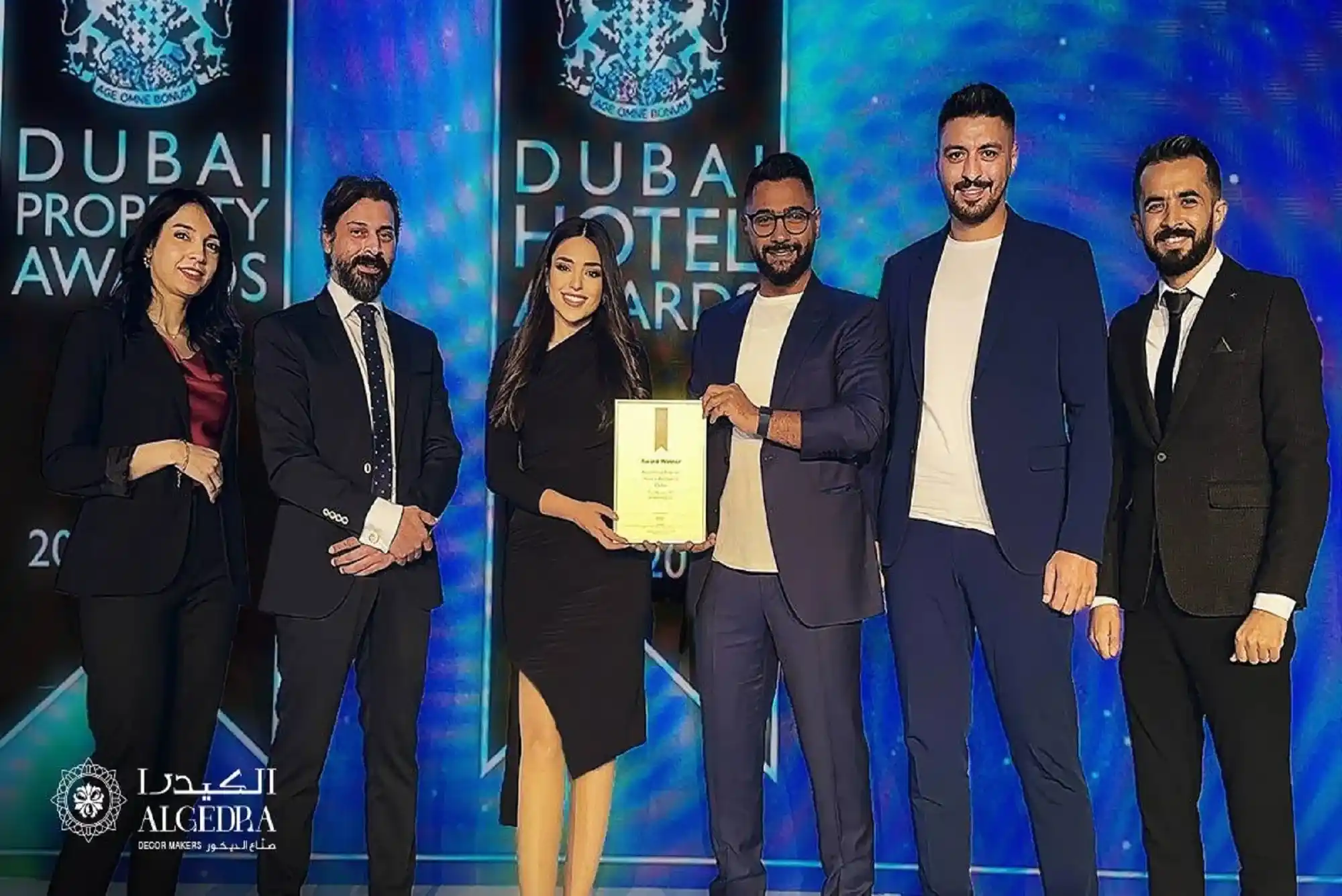 ALGEDRA WINS ARABIAN AWARD FOR RESIDENTIAL INTERIOR