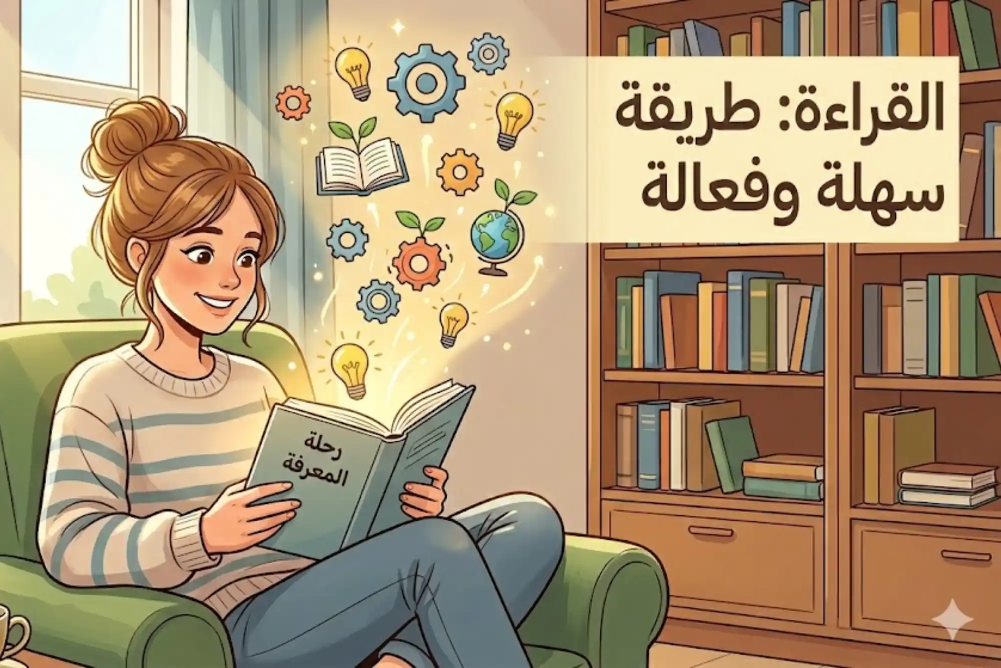 القراءة طريقة سهلة وفعالة