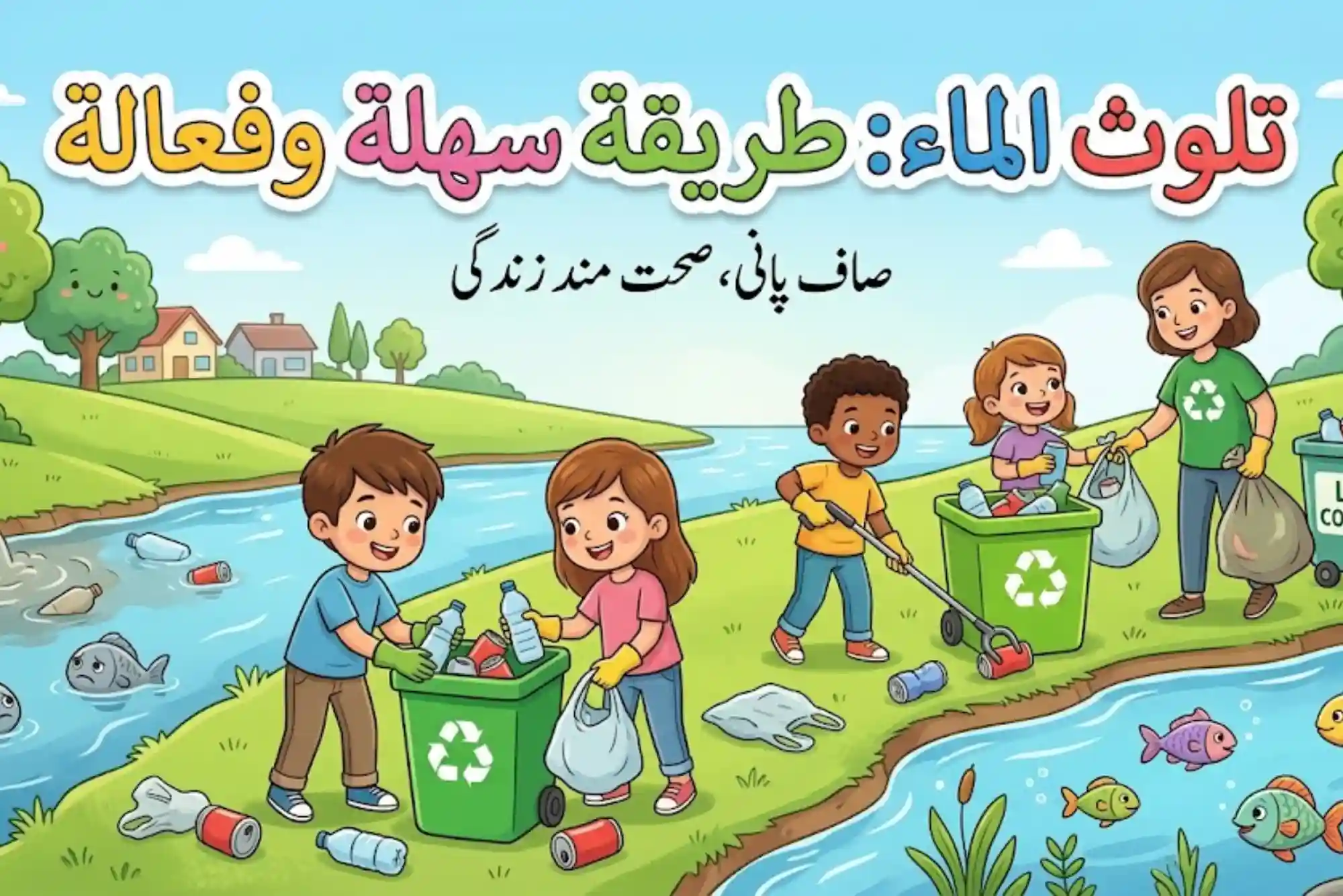 تلوث الماء طريقة سهلة وفعالة